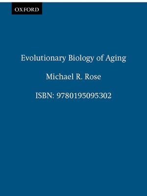 cover image of Evolutionary Biology of Aging